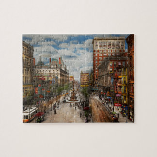 Puzzle City Cincinnati OH - Fuente Tyler Davidson 1907