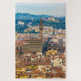 Puzzle Cityscape con Palazzo Vecchio, Florencia, Italia