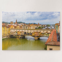 Puzzle Cityscape con Ponte Vecchio, Florencia, Italia