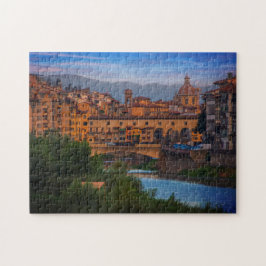 Puzzle Cityscape Ponte Vecchio, Florencia, Toscana, Itali