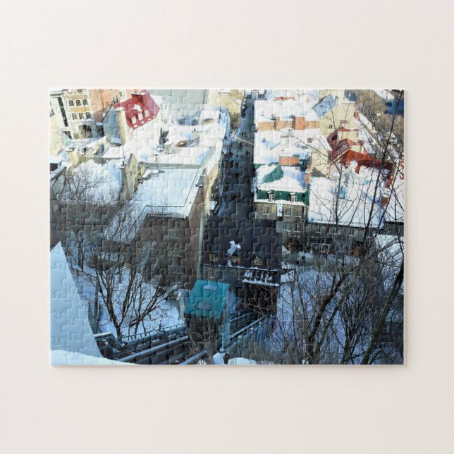Puzzle Ciudad Antigua de Quebec, Quebec, Canadá (Horizontal)