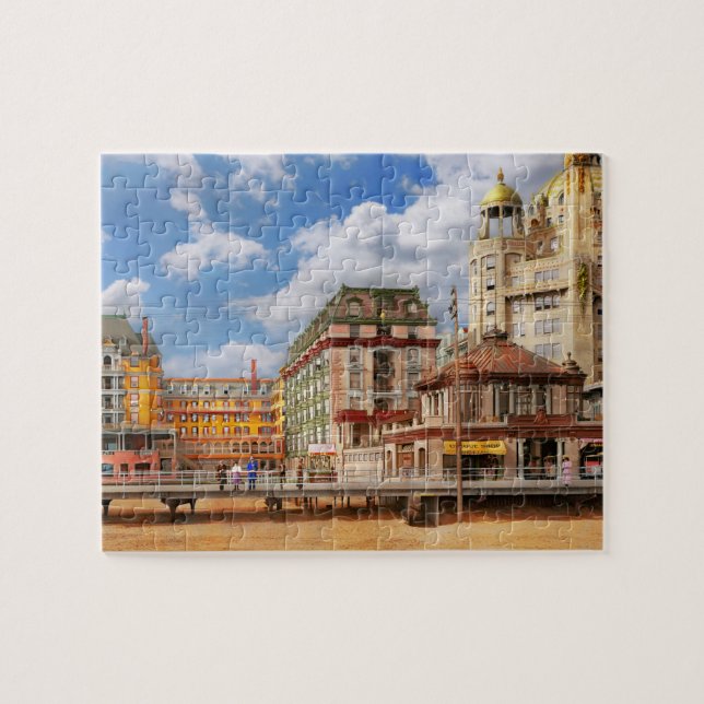 Puzzle Ciudad - Atlantic City, NJ - The Dennis Hotel 1908 (Horizontal)