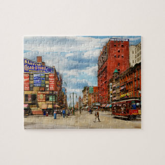 Puzzle Ciudad - Buffalo NY - Rótulos del Times 1900
