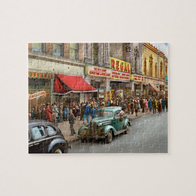 Puzzle Ciudad - Chicago, IL - Divertido Chicago 1941 (Horizontal)