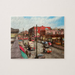 Puzzle Ciudad - Chicago - Milacle Ham y Hamburguesas 1941