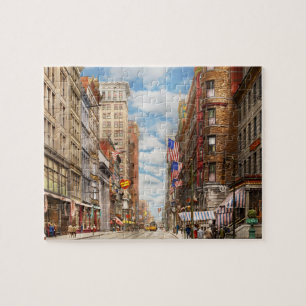 Puzzle Ciudad - Cincinnati, OH - Cuarta y calle Race 1908