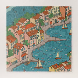 Puzzle Ciudad costera