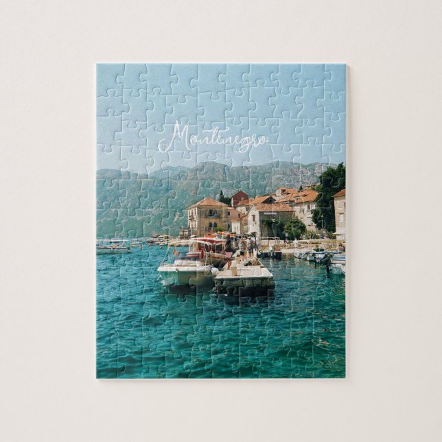 Puzzle Ciudad costera de Perast, Montenegro (Vertical)