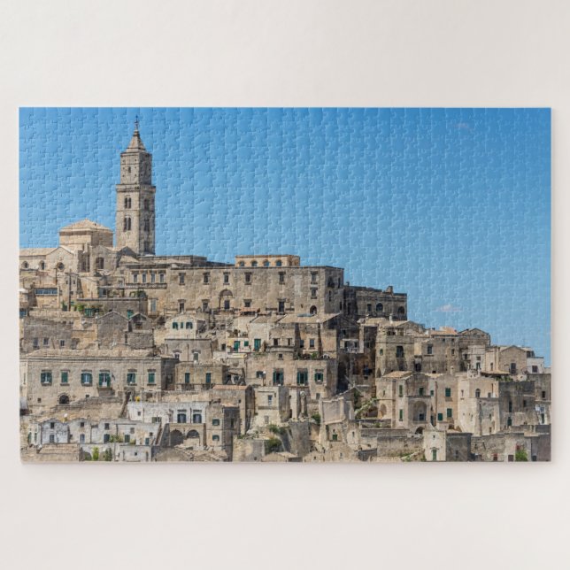 Puzzle Ciudad de Matera de los di de Sassi en Italia (Horizontal)