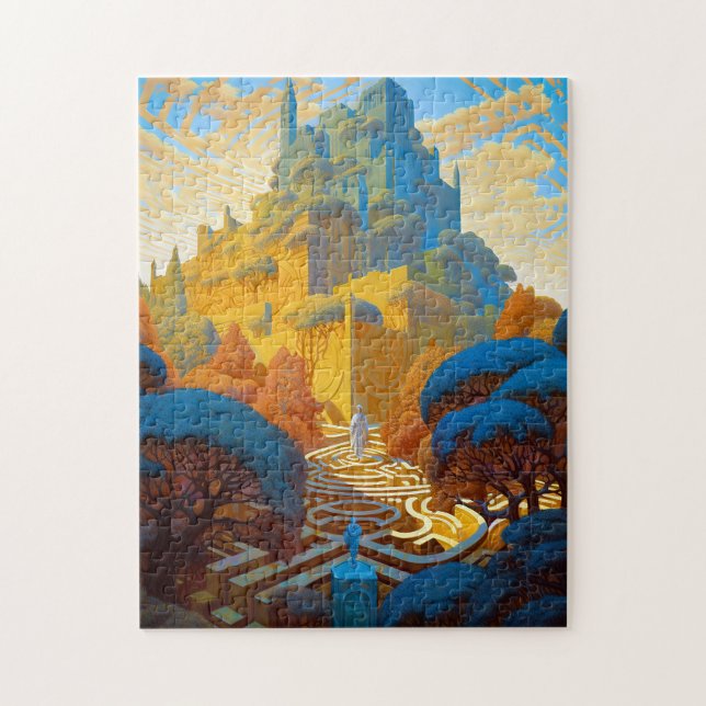 Puzzle Ciudad de Maze surrealista (Vertical)