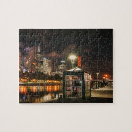 Puzzle Ciudad de Melbourne de noche