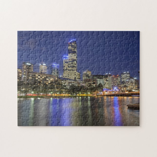 Puzzle Ciudad de Melbourne sobre Yarra (Horizontal)