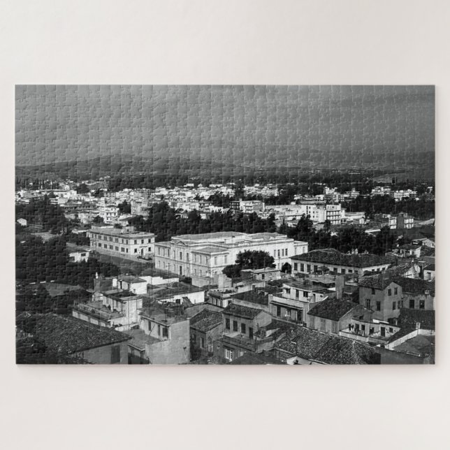 Puzzle Ciudad de Nauplia de Grecia Vintage (Horizontal)