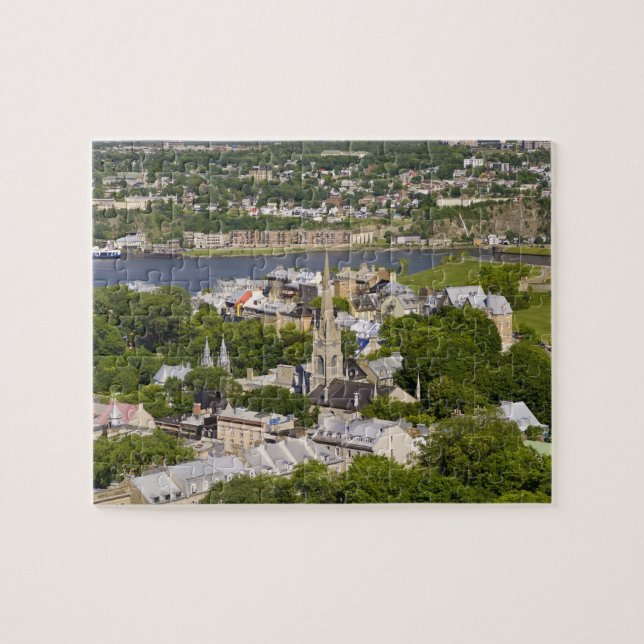 Puzzle Ciudad de Quebec, Quebec, Canadá. Vista aérea de l (Horizontal)