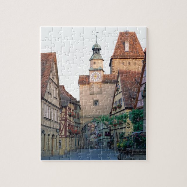 Puzzle Ciudad de Rothenburg, Alemania (Vertical)