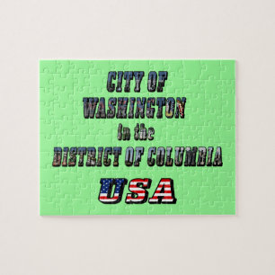 Puzzle Ciudad de Washington en el distrito de Columbia EE