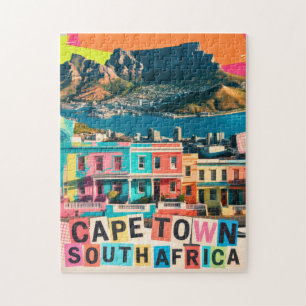 Puzzle Ciudad del Cabo Sudáfrica Viaje Bo-Kaap Paisaje