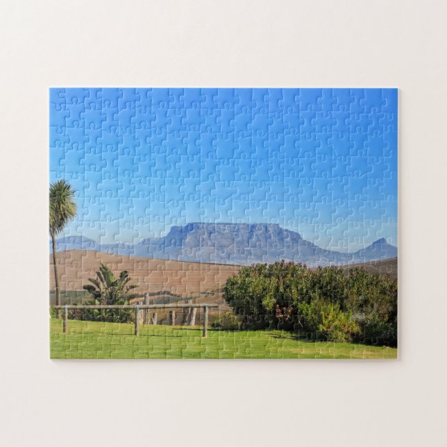 Puzzle Ciudad del Cabo Table Mountain View Grass (Horizontal)