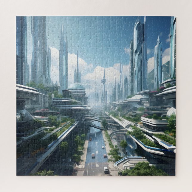Puzzle Ciudad del Futuro (Vertical)