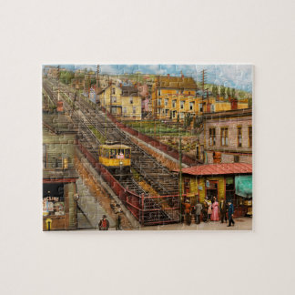 Puzzle Ciudad - Duluth, MN - Inclinación de la Séptima Av