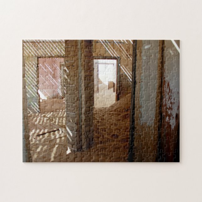 Puzzle Ciudad fantasma de la casa Kolmanskop de Namibia (Horizontal)