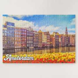 Puzzle Ciudad Histórica De Ámsterdam, Países Bajos