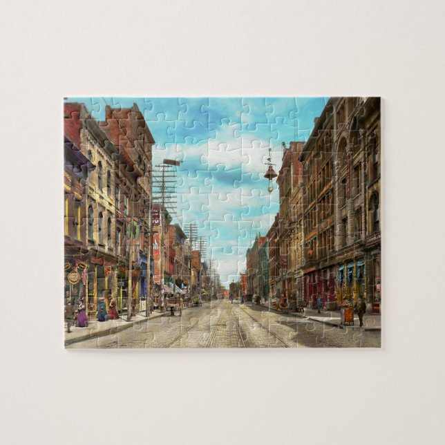 Puzzle Ciudad - Knoxville TN - Gay Street 1903 (Horizontal)