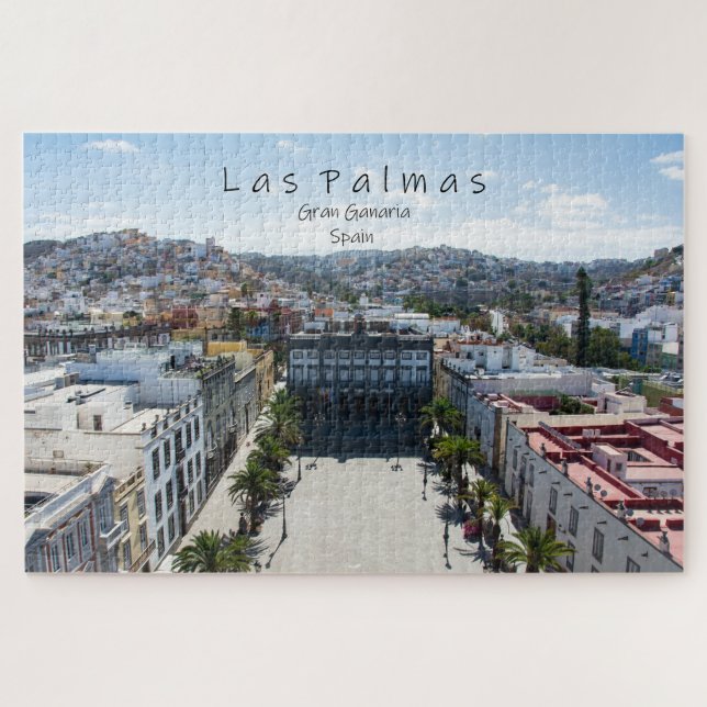 Puzzle Ciudad Las Palmas en España (Horizontal)