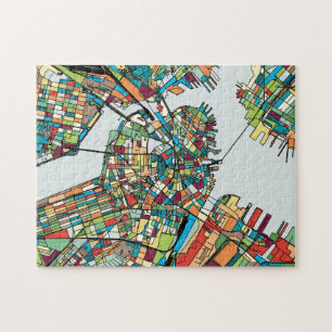 Puzzle Ciudad los E.E.U.U. de Boston