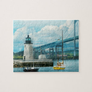 Puzzle Ciudad - Newport RI - El faro de Newport