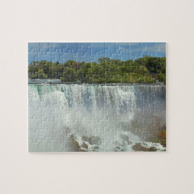 Puzzle Ciudad - Niagara NY - Las cataratas norteamericana (Horizontal)