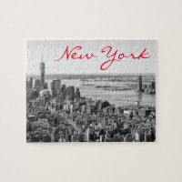 Ciudad Nueva York Blanca Negra