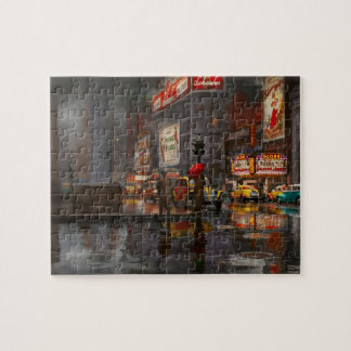Puzzle Ciudad - Nueva York - Un día lluvioso en la ciudad