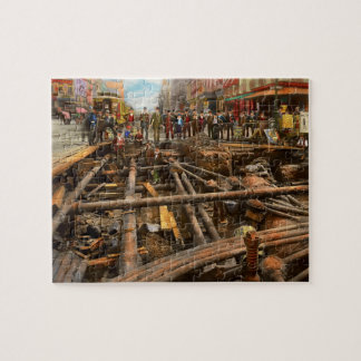 Puzzle Ciudad - NY - Laberinto de tuberías 1891