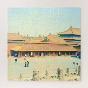 Puzzle Ciudad Prohibida de China viaje vintage