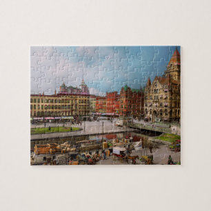 Puzzle Ciudad - Syracuse NY - Canal Clinton Square 1905