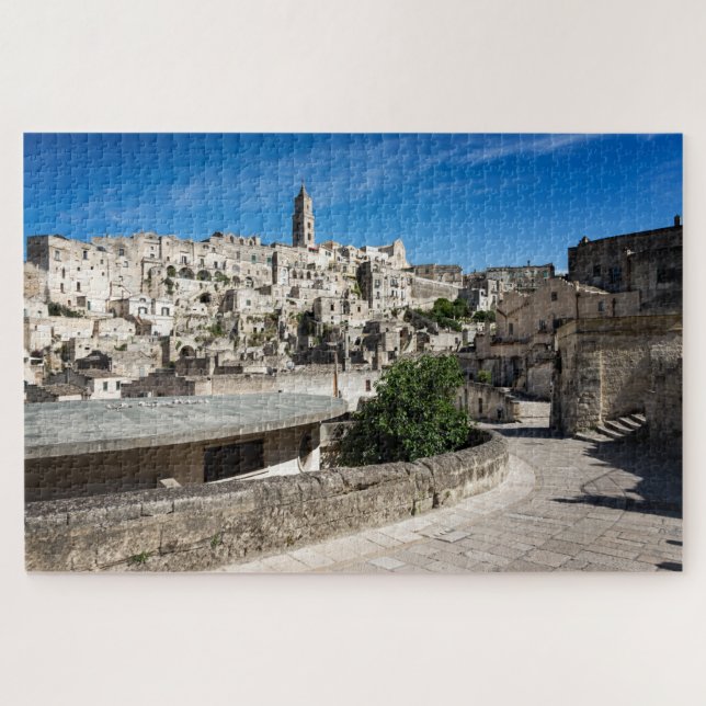 Puzzle Ciudad vieja de Matera de los di de Sassi (Horizontal)