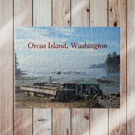 Puzzle Clamas en la isla Orcas en San Juanes de Washingto