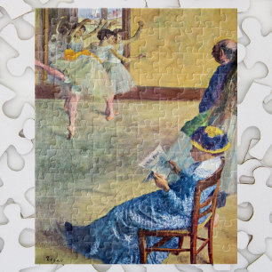 Puzzle Clase de ballet, el salón de baile de Edgar Degas