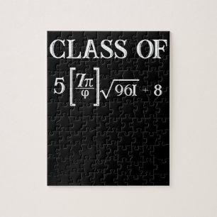Puzzle Clase de Graduación de 8° Grado Math Pi 2023