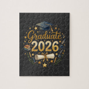 Puzzle Clase de graduación personalizada 2026 Familia per