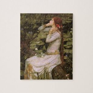 Puzzle Clásica Ophelia de Shakespeare Nenúfar Arte Refina