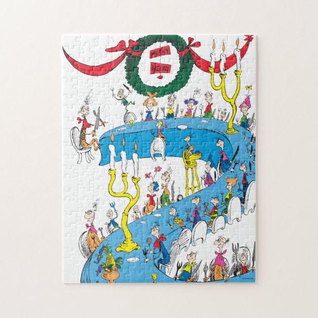 Puzzle Clásico Grinch | Alegre Fiesta (Vertical)