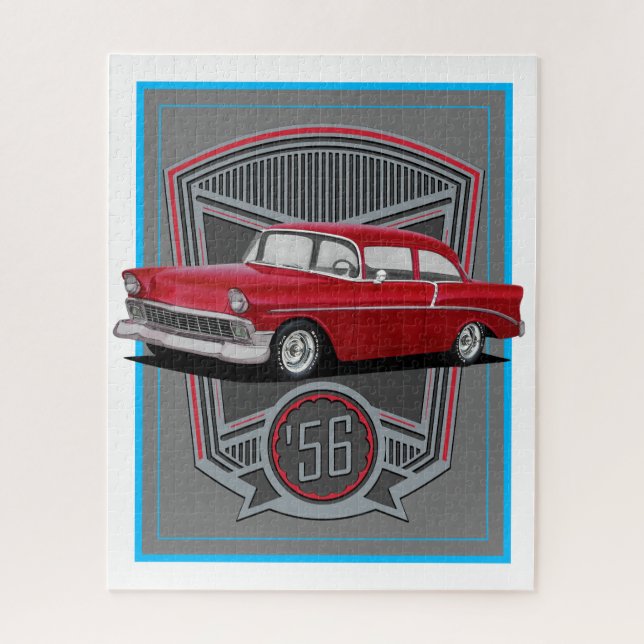 Puzzle Clásico Rojo 1956 (Vertical)