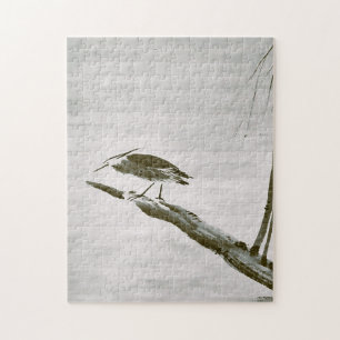 Puzzle Clásicos Zen - Sesshu - Heron y Willow