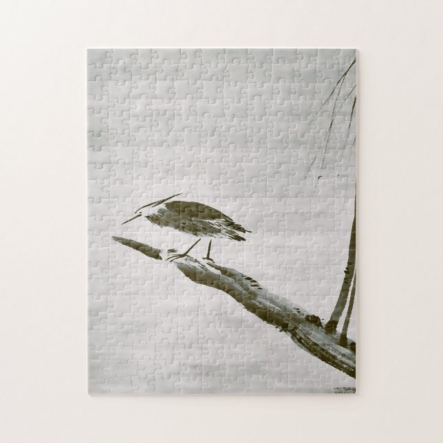 Puzzle Clásicos Zen - Sesshu - Heron y Willow (Vertical)