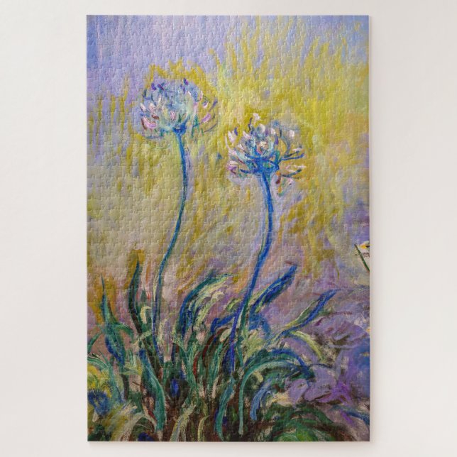 Puzzle Claude Monet - Agapanthus (Vertical)