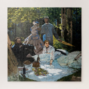 Puzzle Claude Monet - Almuerzo en el césped, panel derech