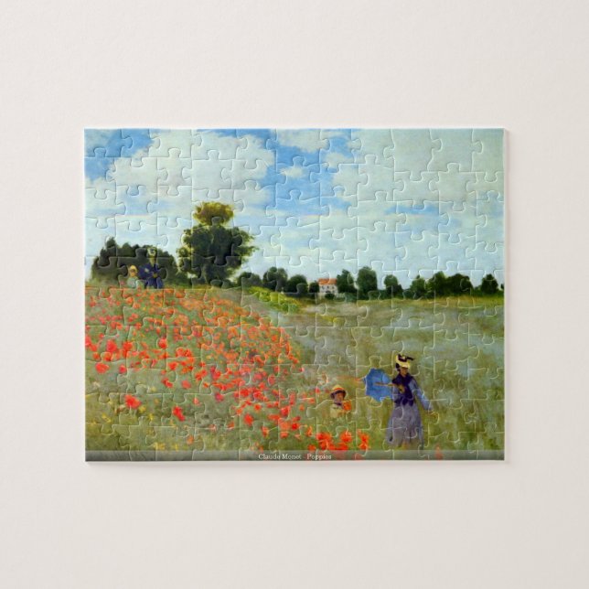 Puzzle Claude Monet - amapolas (Horizontal)