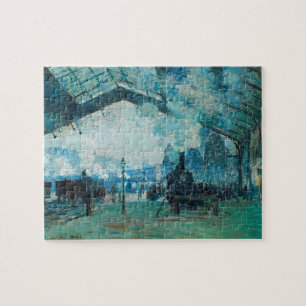 Puzzle Claude Monet Arte de Viajes en Ferrocarril Francés